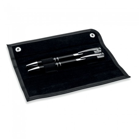 GEMELLO - Pen and pencil set in PU pouch