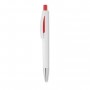 LUCERNE WHITE - Push button pen with white bar