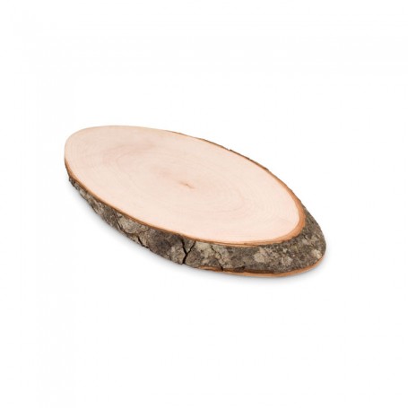 ELLWOOD RUNDA - Oval board with bark