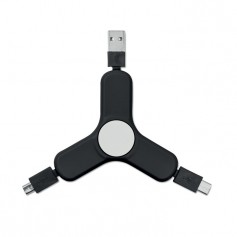 SPINCABLE - 3 in 1 charging cable spinner