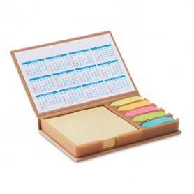 MEMOCALENDAR - Desk set memo with calendar