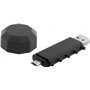 Juodos spalvos USB atmintinė su kodu "LokenToken", 16 GB, USB 3.0