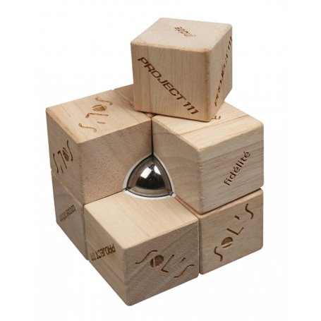 Reklaminis antistresinis žaislas-streso slopintuvas su magentu "Cube"
