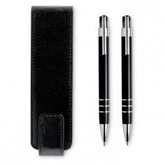 REPORTER - Ball pen and pencil in pouch